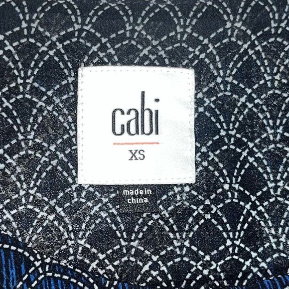 Cabi Blue Sleeveless Top Size XS - Picture 2 of 3